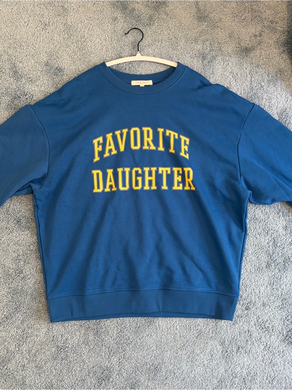 Favorite Daughter Oversized Sweatshirt | Sapphire S (sold out) - Picture 12 of 15